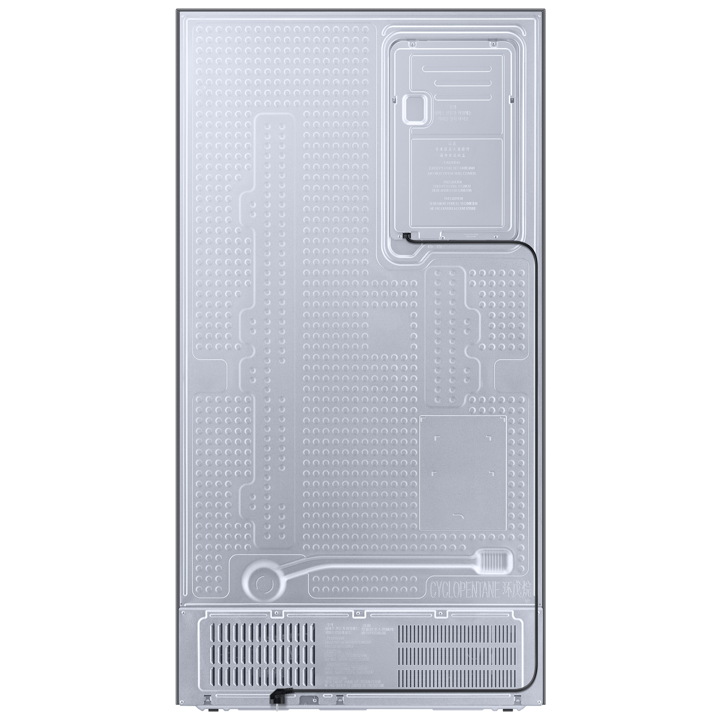 SAMSUNG 653 Litres 3 Star Auto Defrost Side by Side Refrigerator with Twin Cooling Plus (RS76CB811312HL, Clean White)