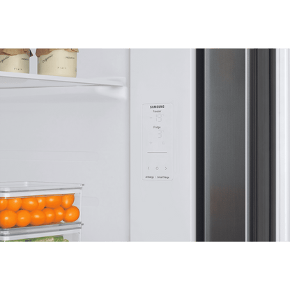 SAMSUNG 653 Litres 3 Star Auto Defrost Side by Side Refrigerator with Twin Cooling Plus (RS76CB811312HL, Clean White)