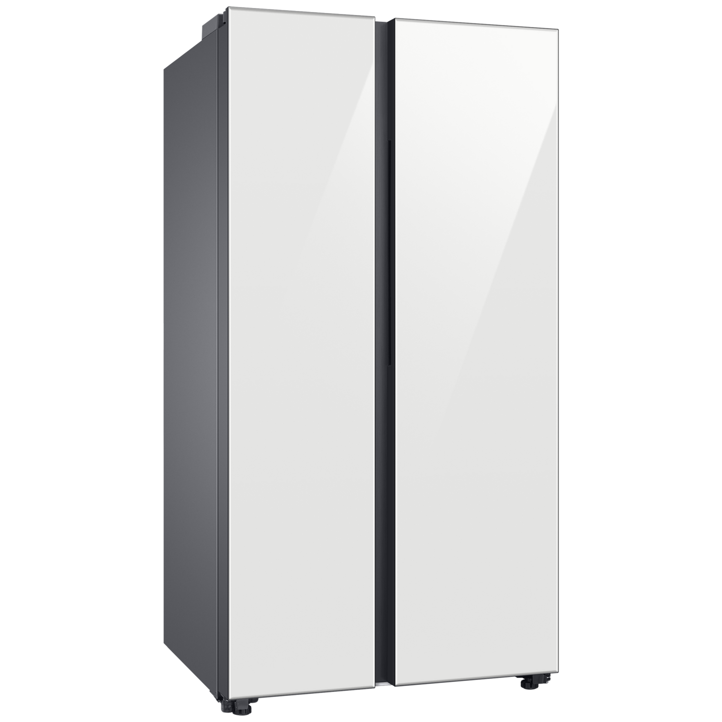 SAMSUNG 653 Litres 3 Star Auto Defrost Side by Side Refrigerator with Twin Cooling Plus (RS76CB811312HL, Clean White)