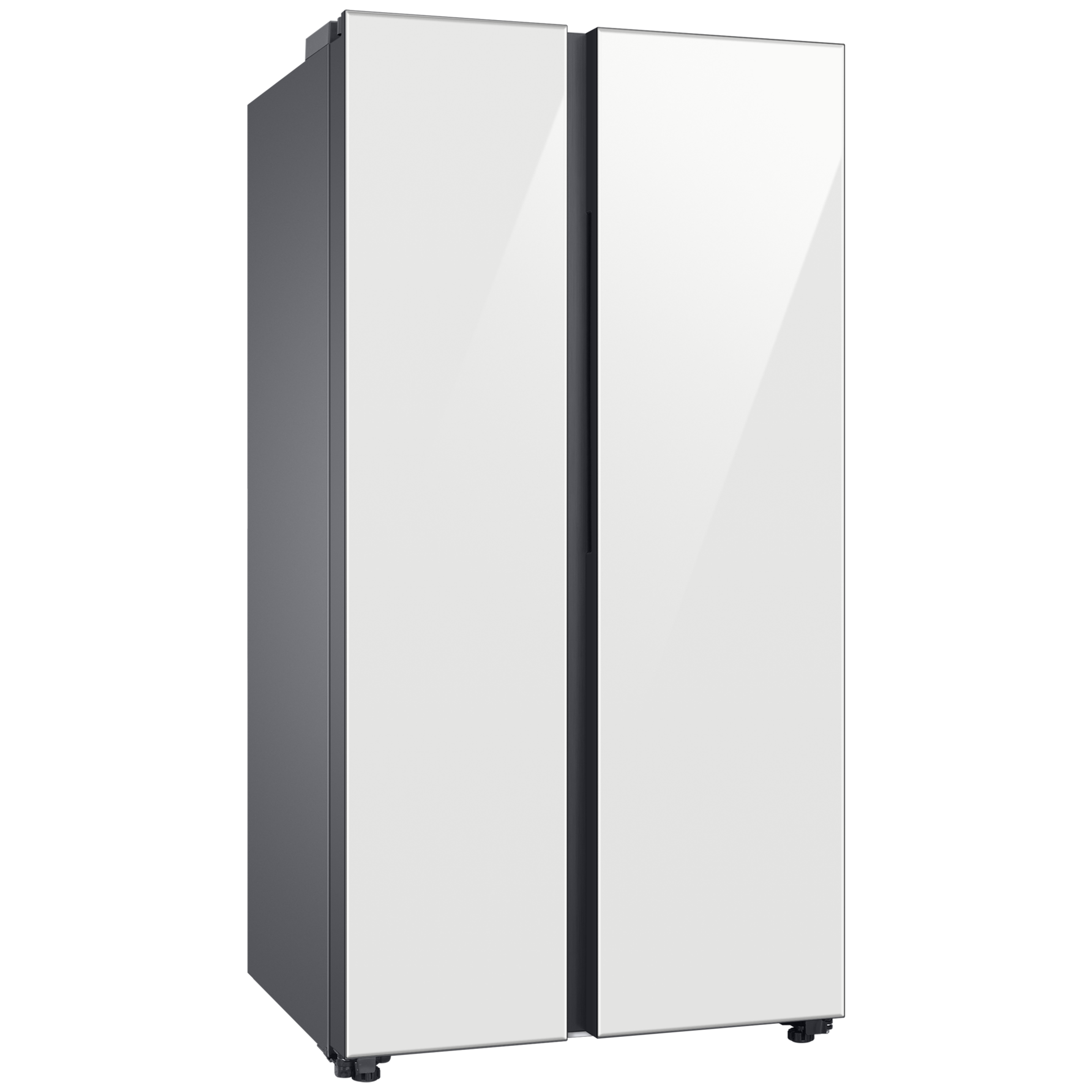 SAMSUNG 653 Litres 3 Star Auto Defrost Side by Side Refrigerator with Twin Cooling Plus (RS76CB811312HL, Clean White)