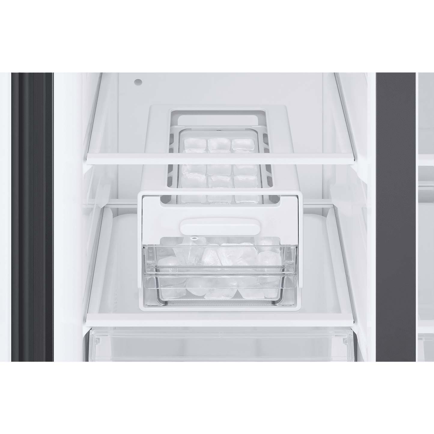 SAMSUNG 653 Litres 3 Star Auto Defrost Side by Side Refrigerator with Twin Cooling Plus (RS76CB811312HL, Clean White)