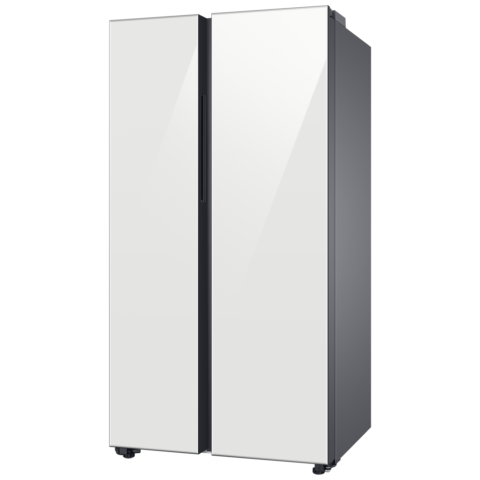 SAMSUNG 653 Litres 3 Star Auto Defrost Side by Side Refrigerator with Twin Cooling Plus (RS76CB811312HL, Clean White)