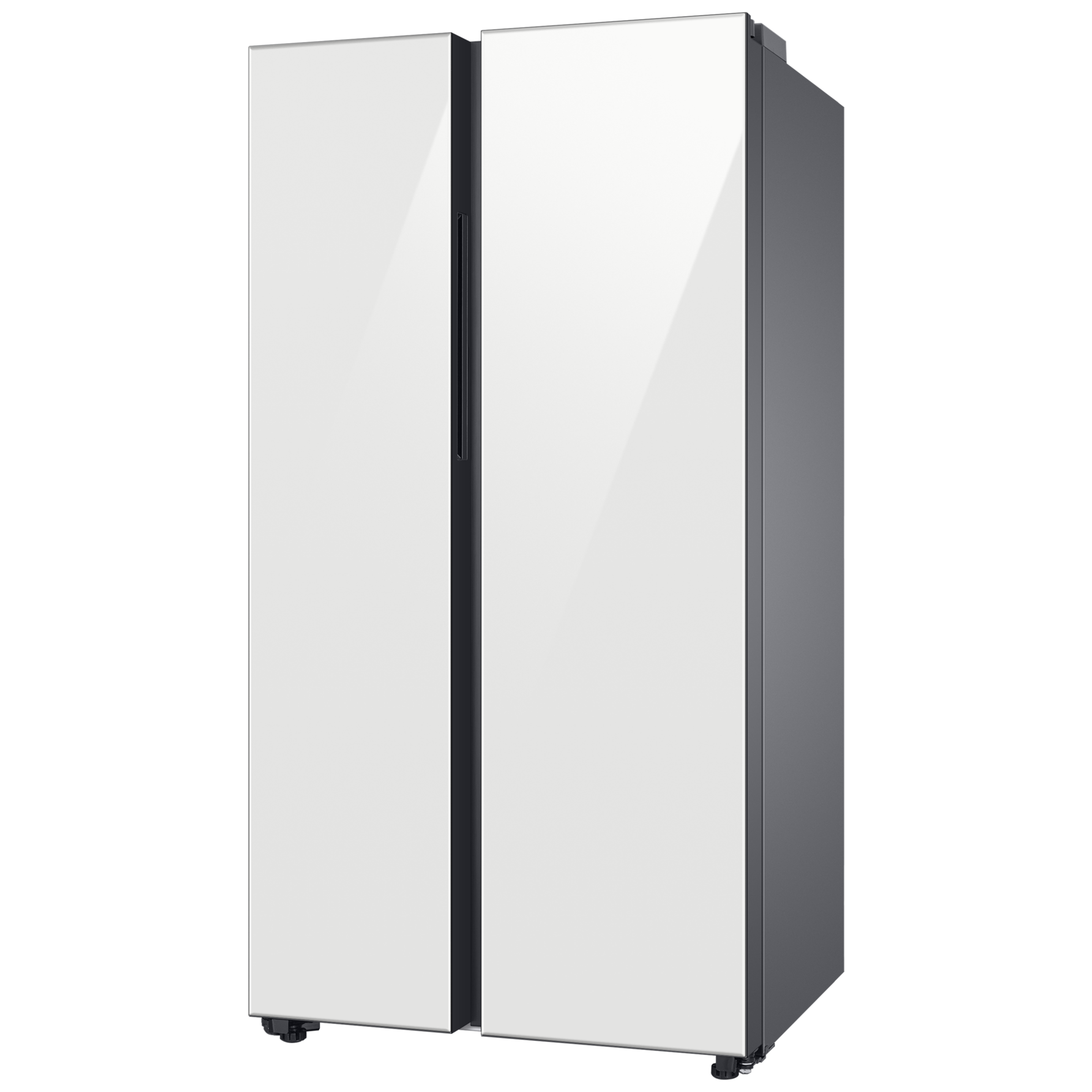 SAMSUNG 653 Litres 3 Star Auto Defrost Side by Side Refrigerator with Twin Cooling Plus (RS76CB811312HL, Clean White)