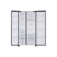 SAMSUNG 653 Litres 3 Star Auto Defrost Side by Side Refrigerator with Twin Cooling Plus (RS76CB811312HL, Clean White)
