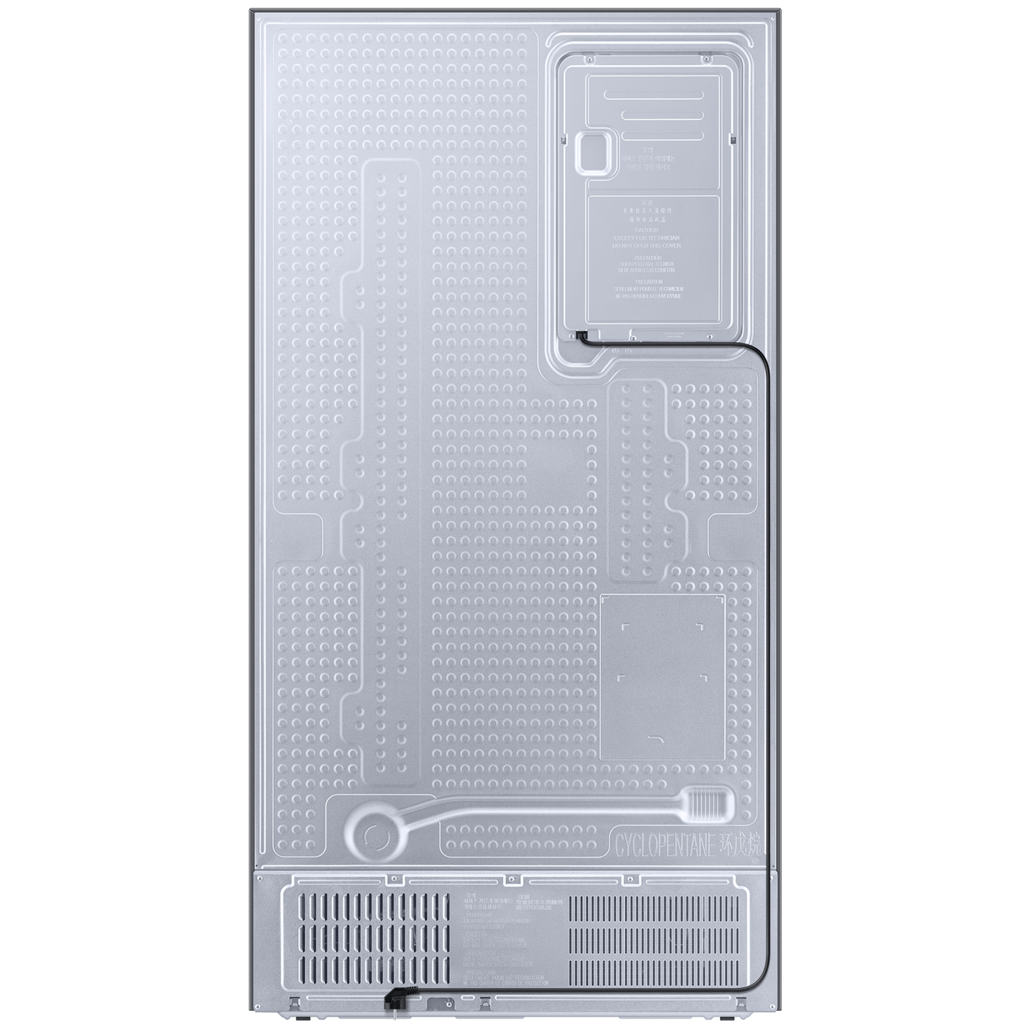 SAMSUNG 653 Litres 3 Star Side by Side Refrigerator with AI Energy Mode (RS76CB811333HL, Glam Deep Charcoal)