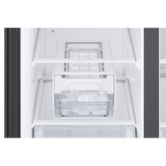 SAMSUNG 653 Litres 3 Star Side by Side Refrigerator with AI Energy Mode (RS76CB811333HL, Glam Deep Charcoal)