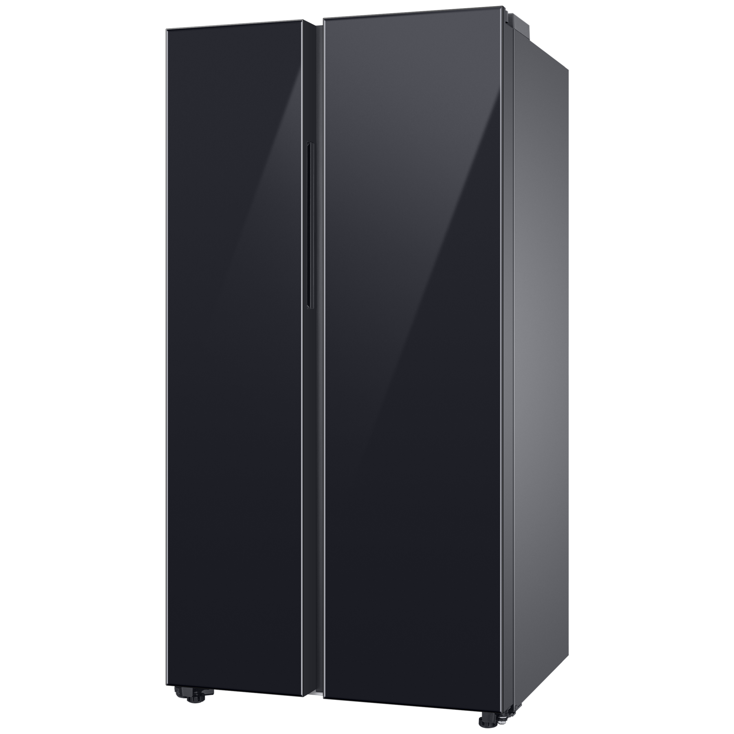 SAMSUNG 653 Litres 3 Star Side by Side Refrigerator with AI Energy Mode (RS76CB811333HL, Glam Deep Charcoal)