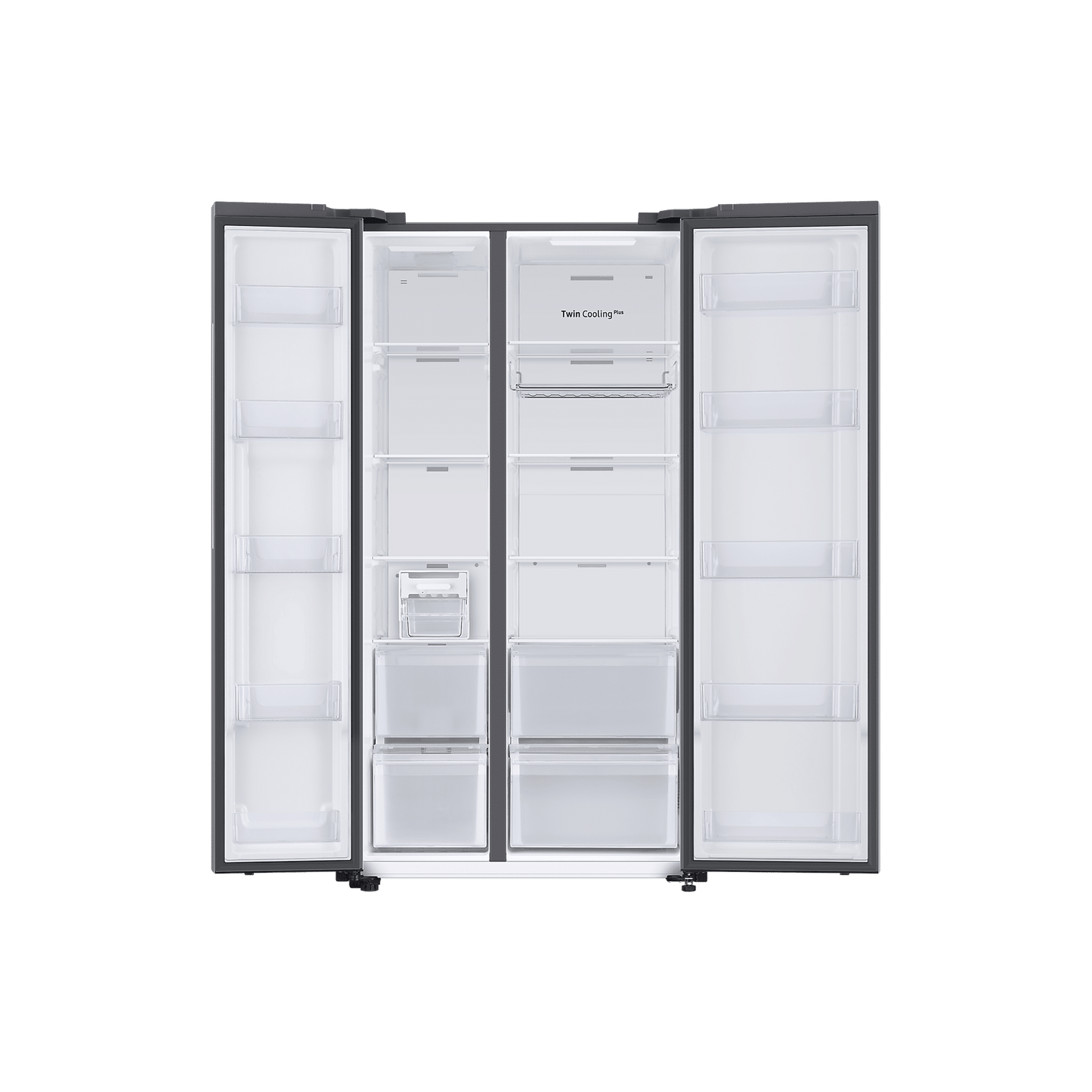 SAMSUNG 653 Litres 3 Star Side by Side Refrigerator with AI Energy Mode (RS76CB811333HL, Glam Deep Charcoal)