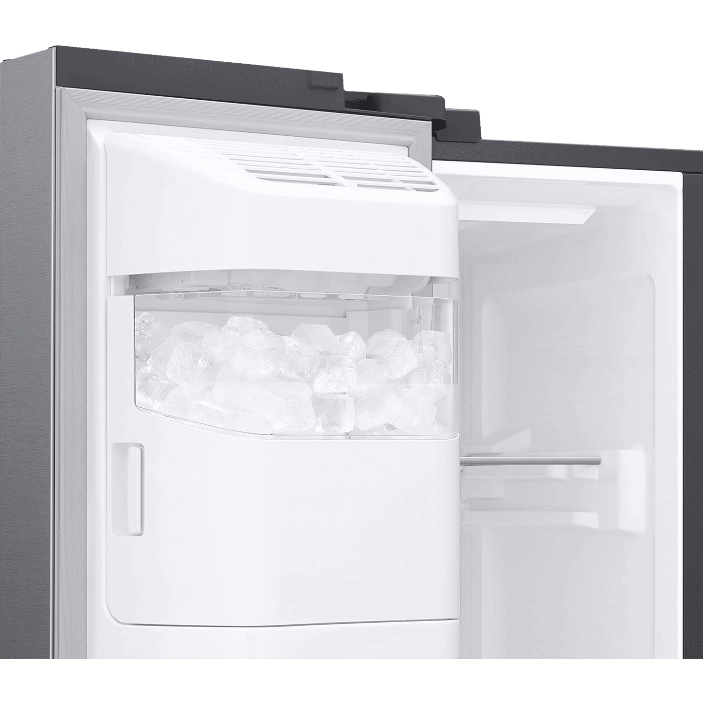 SAMSUNG 633 Litres 3 Star Auto Defrost Side by Side Refrigerator with Twin Cooling Plus (RS78CG8543SLHL, EZ Clean Steel)