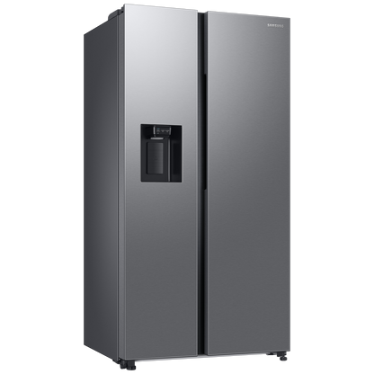 SAMSUNG 633 Litres 3 Star Auto Defrost Side by Side Refrigerator with Twin Cooling Plus (RS78CG8543SLHL, EZ Clean Steel)