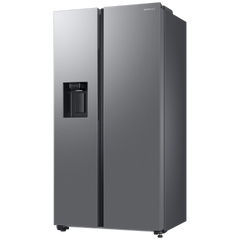 SAMSUNG 633 Litres 3 Star Auto Defrost Side by Side Refrigerator with Twin Cooling Plus (RS78CG8543SLHL, EZ Clean Steel)
