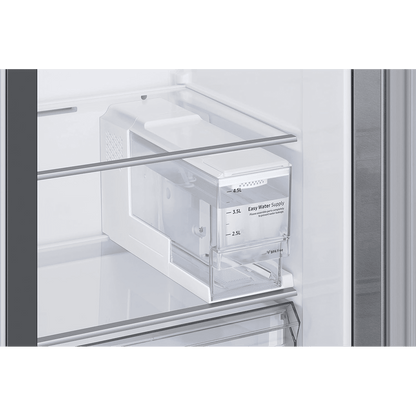 SAMSUNG 633 Litres 3 Star Auto Defrost Side by Side Refrigerator with Twin Cooling Plus (RS78CG8543SLHL, EZ Clean Steel)