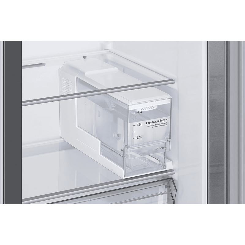 SAMSUNG 633 Litres 3 Star Auto Defrost Side by Side Refrigerator with Twin Cooling Plus (RS78CG8543SLHL, EZ Clean Steel)