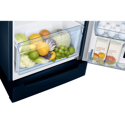 SAMSUNG 236 Litres 2 Star Frost Free Double Door Refrigerator with Digital Inverter Technology (RT28C3122CU/HL, Camellia Blue)