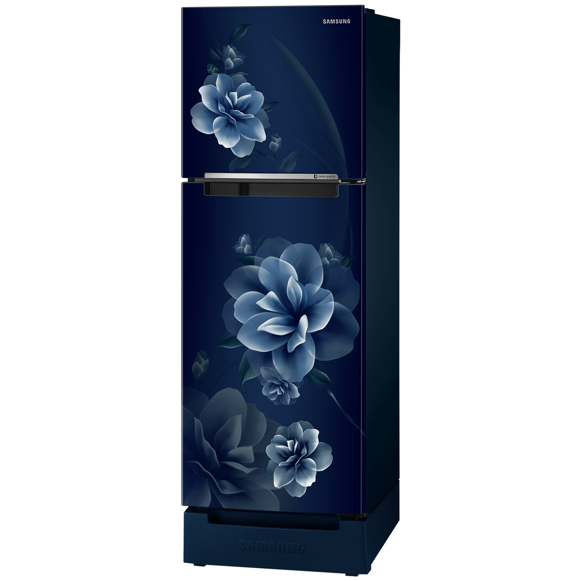 SAMSUNG 236 Litres 2 Star Frost Free Double Door Refrigerator with Digital Inverter Technology (RT28C3122CU/HL, Camellia Blue)