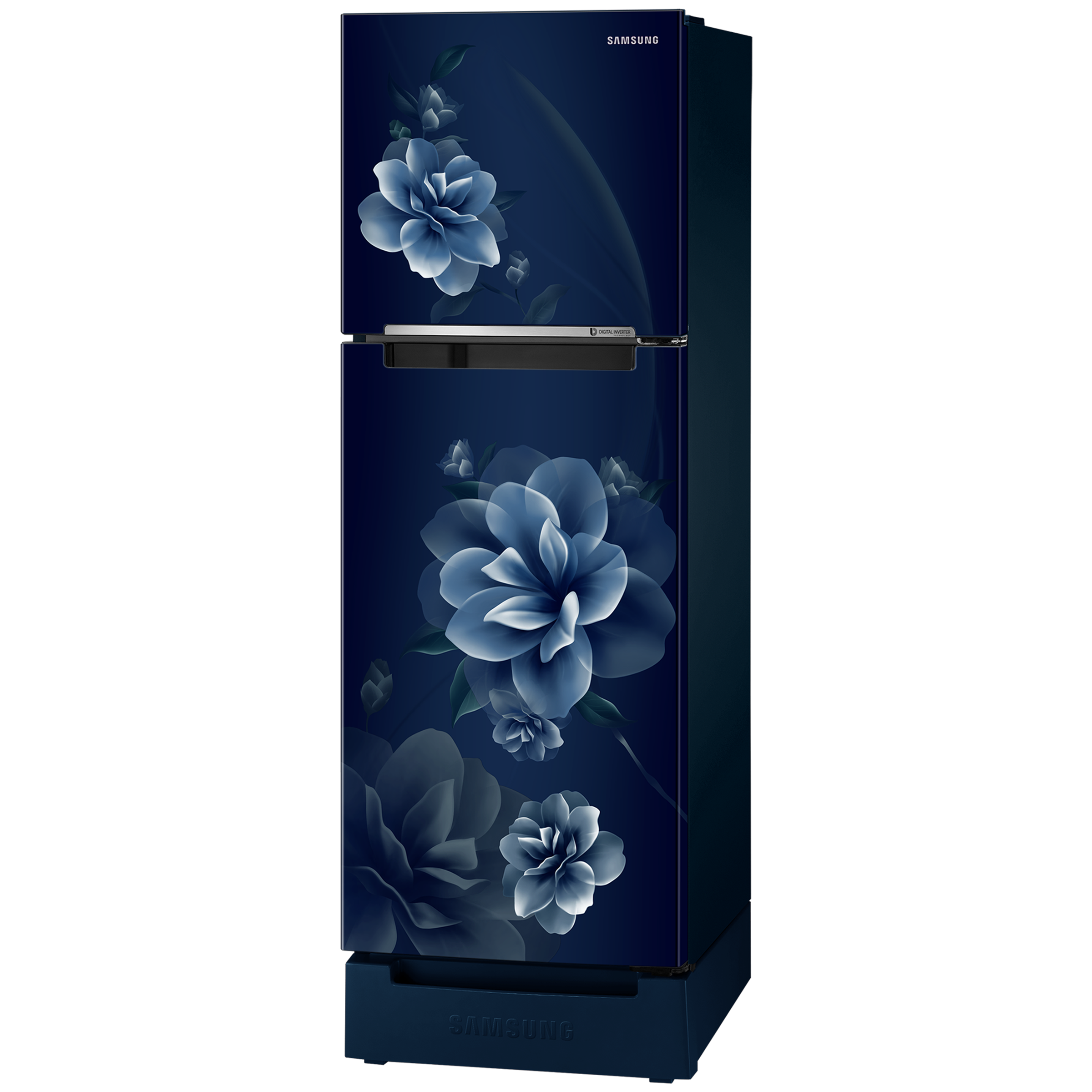 SAMSUNG 236 Litres 2 Star Frost Free Double Door Refrigerator with Digital Inverter Technology (RT28C3122CU/HL, Camellia Blue)