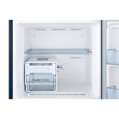 SAMSUNG 236 Litres 2 Star Frost Free Double Door Refrigerator with Digital Inverter Technology (RT28C3122CU/HL, Camellia Blue)