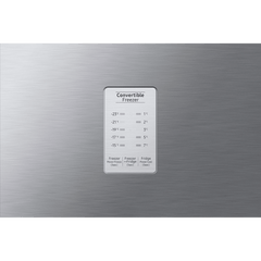 SAMSUNG 236 Litres 2 Star Auto Defrost Double Door Convertible Refrigerator with Convertible Freezer (RT28C3832S8/HL, Elegant Inox)