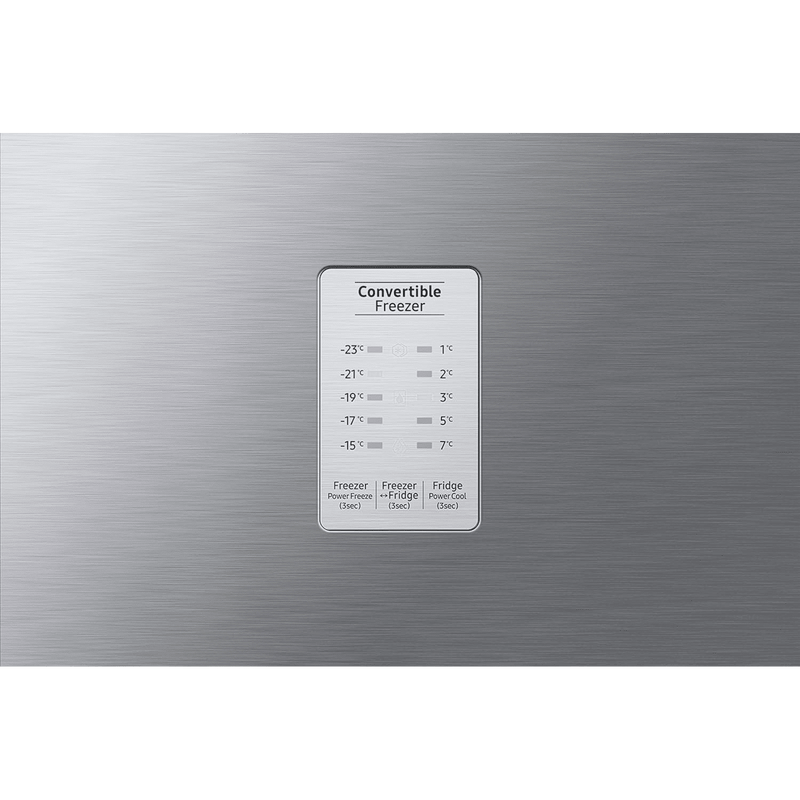 SAMSUNG 236 Litres 2 Star Auto Defrost Double Door Convertible Refrigerator with Convertible Freezer (RT28C3832S8/HL, Elegant Inox)
