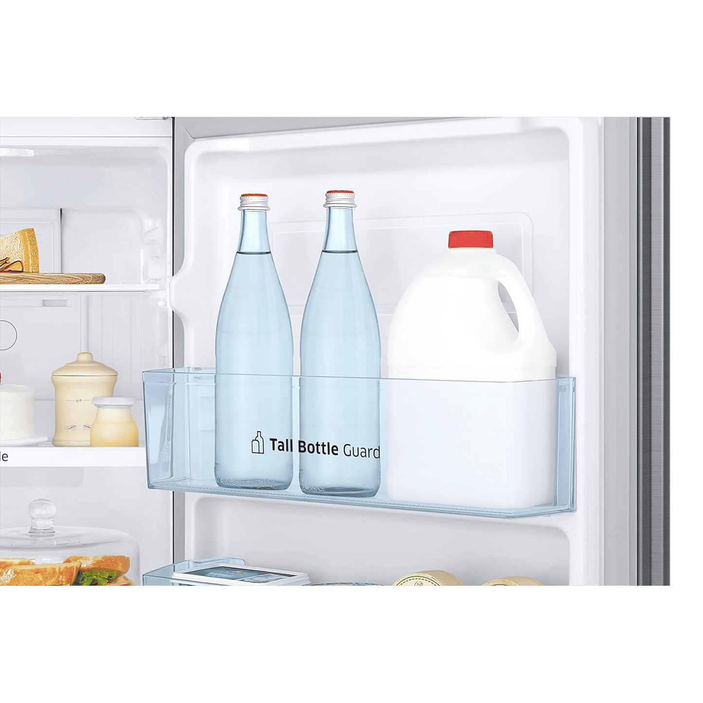 SAMSUNG 236 Litres 2 Star Auto Defrost Double Door Convertible Refrigerator with Convertible Freezer (RT28C3832S8/HL, Elegant Inox)