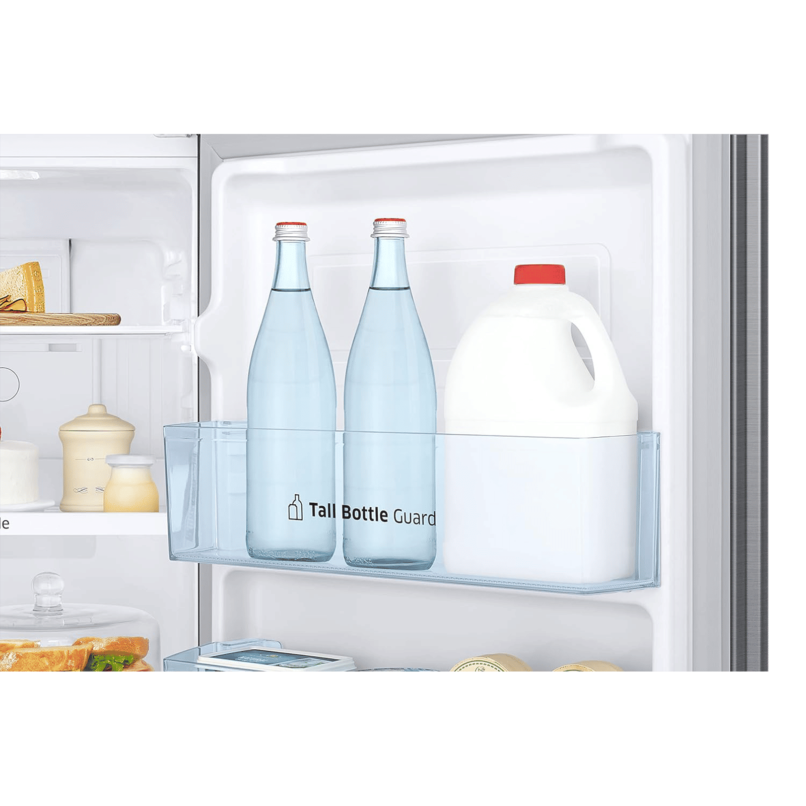 SAMSUNG 236 Litres 2 Star Auto Defrost Double Door Convertible Refrigerator with Convertible Freezer (RT28C3832S8/HL, Elegant Inox)