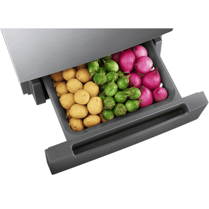 SAMSUNG 236 Litres 2 Star Auto Defrost Double Door Convertible Refrigerator with Convertible Freezer (RT28C3832S8/HL, Elegant Inox)