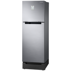 SAMSUNG 236 Litres 2 Star Auto Defrost Double Door Convertible Refrigerator with Convertible Freezer (RT28C3832S8/HL, Elegant Inox)