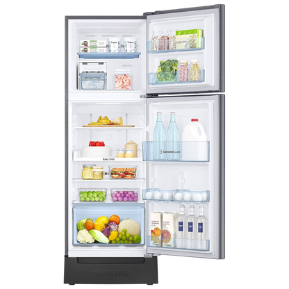 SAMSUNG 236 Litres 2 Star Auto Defrost Double Door Convertible Refrigerator with Convertible Freezer (RT28C3832S8/HL, Elegant Inox)