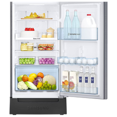 SAMSUNG 236 Litres 2 Star Auto Defrost Double Door Convertible Refrigerator with Convertible Freezer (RT28C3832S8/HL, Elegant Inox)