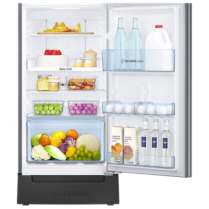 SAMSUNG 236 Litres 2 Star Auto Defrost Double Door Convertible Refrigerator with Convertible Freezer (RT28C3832S8/HL, Elegant Inox)