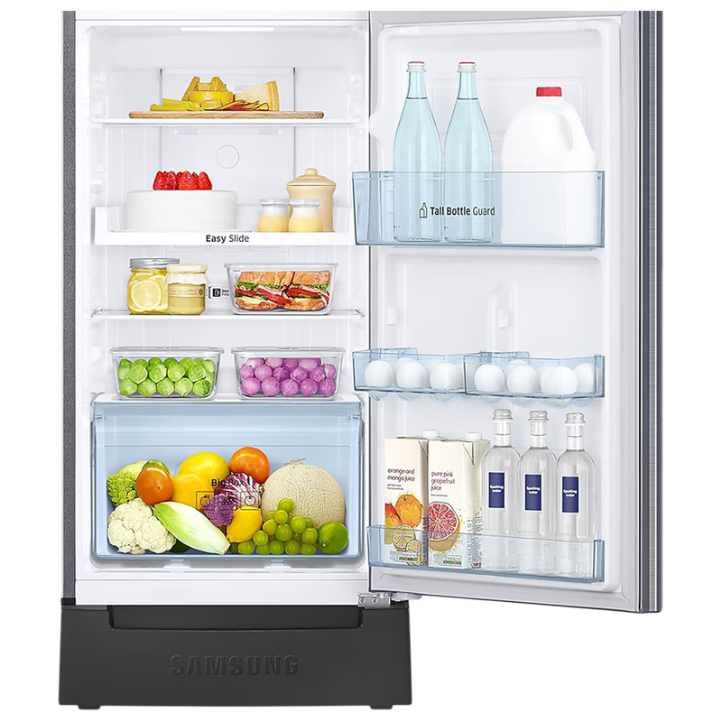 SAMSUNG 236 Litres 2 Star Auto Defrost Double Door Convertible Refrigerator with Convertible Freezer (RT28C3832S8/HL, Elegant Inox)