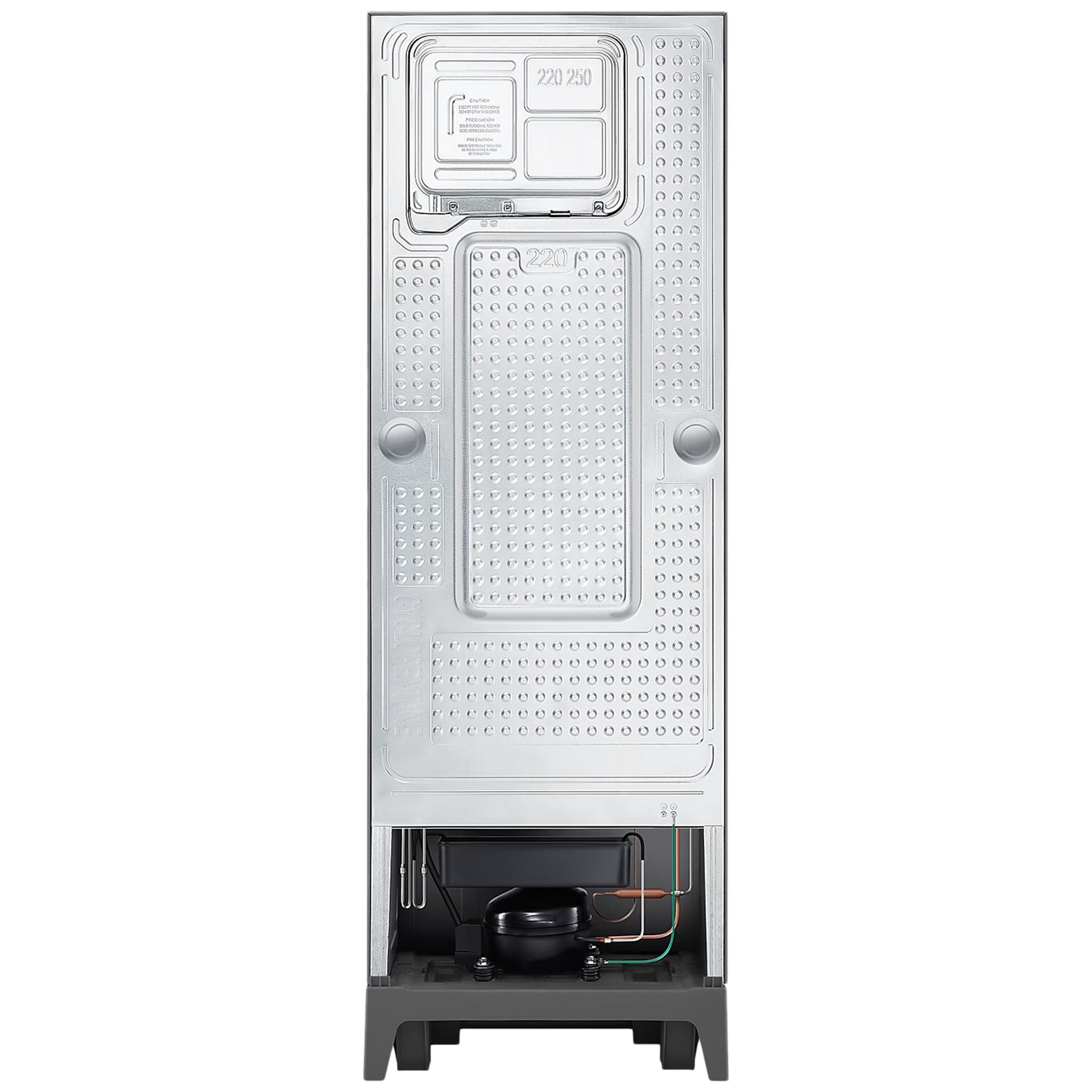 SAMSUNG 236 Litres 2 Star Auto Defrost Double Door Convertible Refrigerator with Convertible Freezer (RT28C3832S8/HL, Elegant Inox)