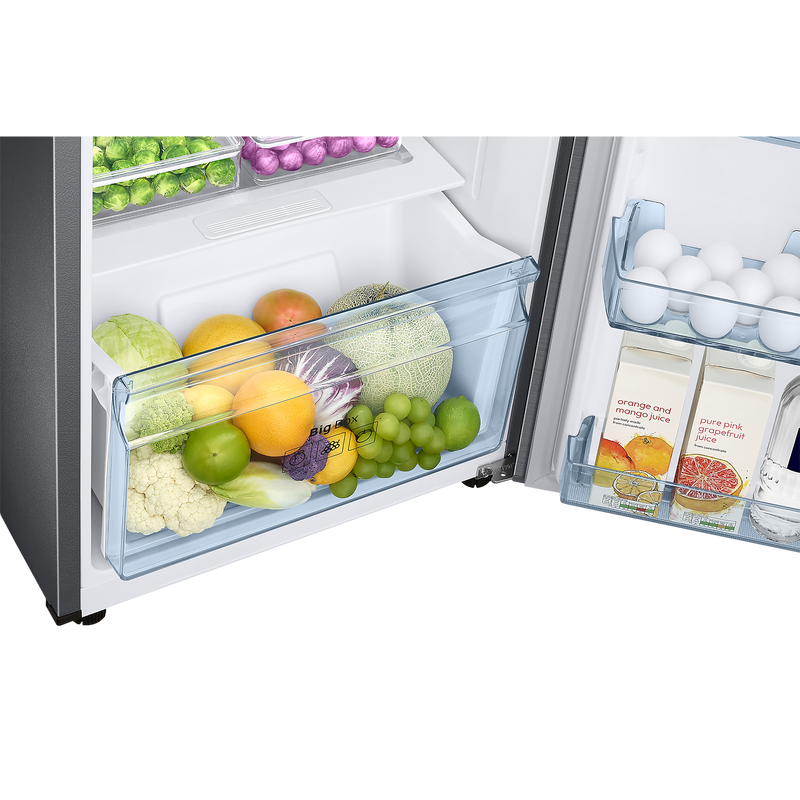 SAMSUNG 236 Litres 2 Star Frost Free Double Door Refrigerator with Deodorizer (RT28C3042S8/HL, Elegant Inox)