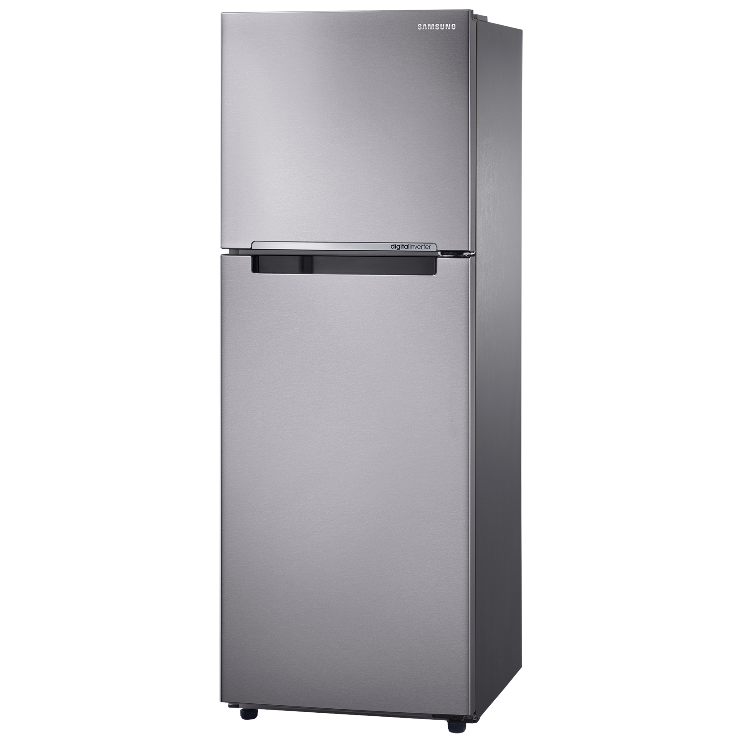 SAMSUNG 236 Litres 2 Star Frost Free Double Door Refrigerator with Deodorizer (RT28C3042S8/HL, Elegant Inox)