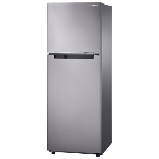 SAMSUNG 236 Litres 2 Star Frost Free Double Door Refrigerator with Deodorizer (RT28C3042S8/HL, Elegant Inox)