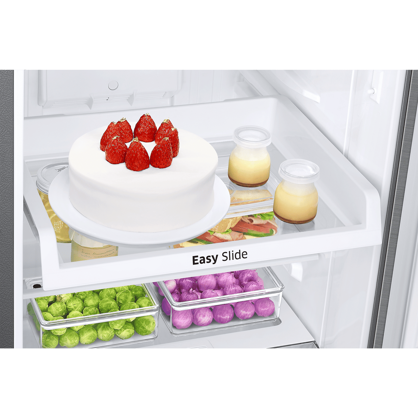 SAMSUNG 236 Litres 2 Star Frost Free Double Door Refrigerator with Deodorizer (RT28C3042S8/HL, Elegant Inox)