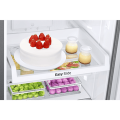 SAMSUNG 236 Litres 2 Star Frost Free Double Door Refrigerator with Deodorizer (RT28C3042S8/HL, Elegant Inox)
