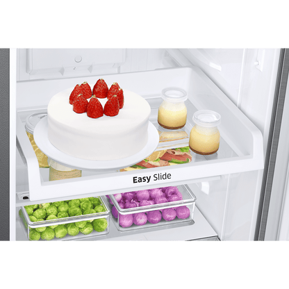 SAMSUNG 236 Litres 2 Star Frost Free Double Door Refrigerator with Deodorizer (RT28C3042S8/HL, Elegant Inox)