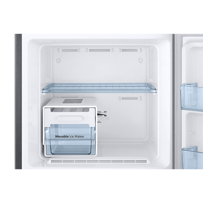 SAMSUNG 236 Litres 2 Star Frost Free Double Door Refrigerator with Deodorizer (RT28C3042S8/HL, Elegant Inox)