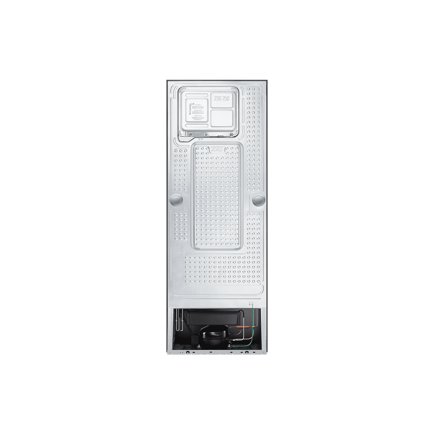 SAMSUNG 236 Litres 2 Star Frost Free Double Door Refrigerator with Deodorizer (RT28C3042S8/HL, Elegant Inox)