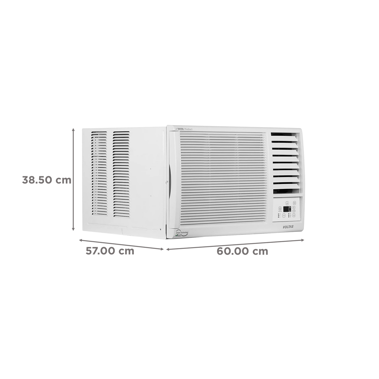 Voltas Vectra 1 Ton 3 Star Fixed Speed Window AC (2023 Model, Copper Condenser, Anti Dust Filter, 123 Vectra Platina)