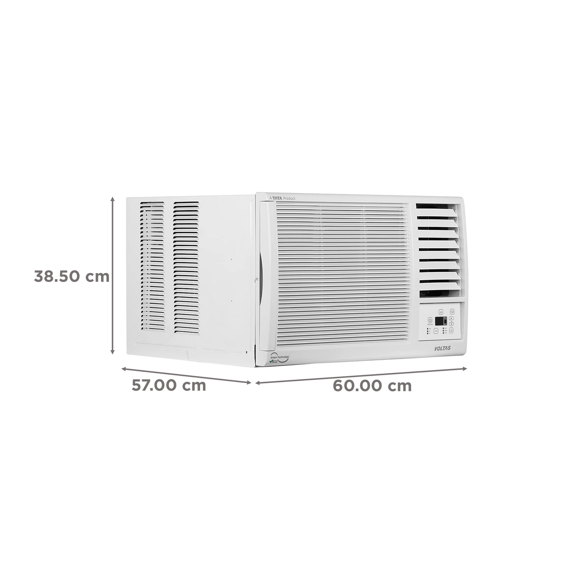 Voltas Vectra 1 Ton 3 Star Fixed Speed Window AC (2023 Model, Copper Condenser, Anti Dust Filter, 123 Vectra Platina)