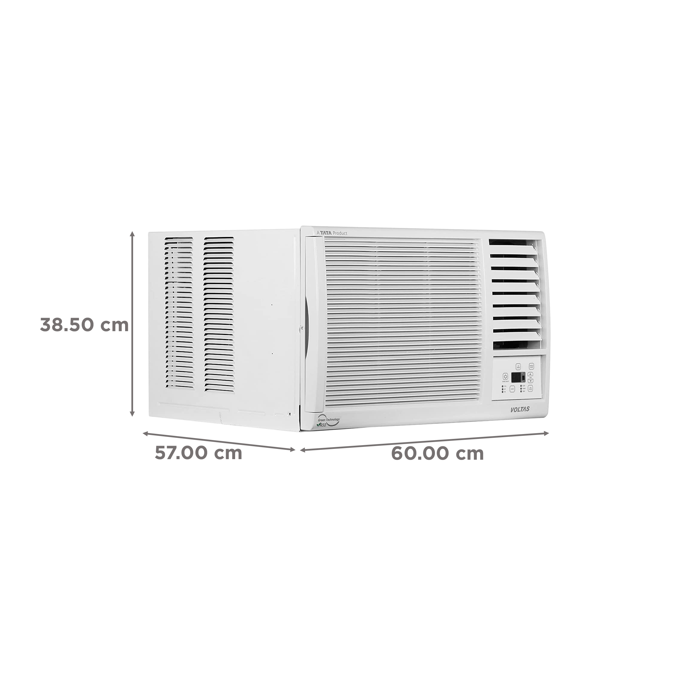 Voltas Vectra 1 Ton 3 Star Fixed Speed Window AC (2023 Model, Copper Condenser, Anti Dust Filter, 123 Vectra Platina)