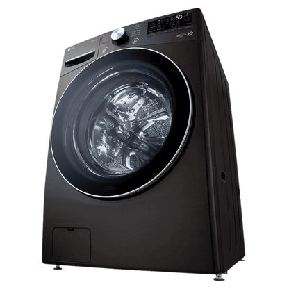 LG 15/8 kg 5 Star Fully Automatic Front Load Washer Dryer(FHD1508STB.ABLQEIL, AI Direct Drive, Black VCM)