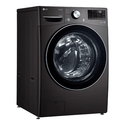 LG 15/8 kg 5 Star Fully Automatic Front Load Washer Dryer(FHD1508STB.ABLQEIL, AI Direct Drive, Black VCM)