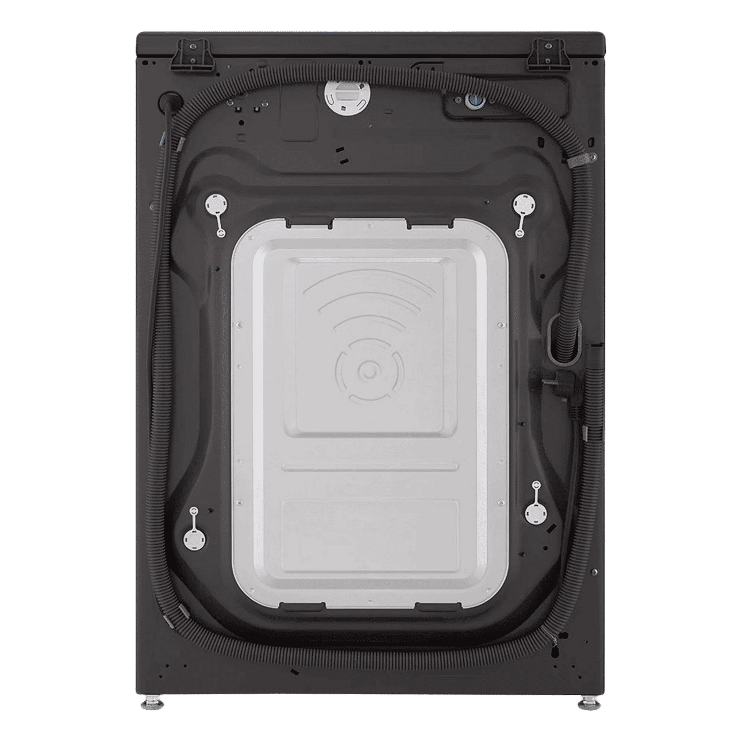 LG 15/8 kg 5 Star Fully Automatic Front Load Washer Dryer(FHD1508STB.ABLQEIL, AI Direct Drive, Black VCM)