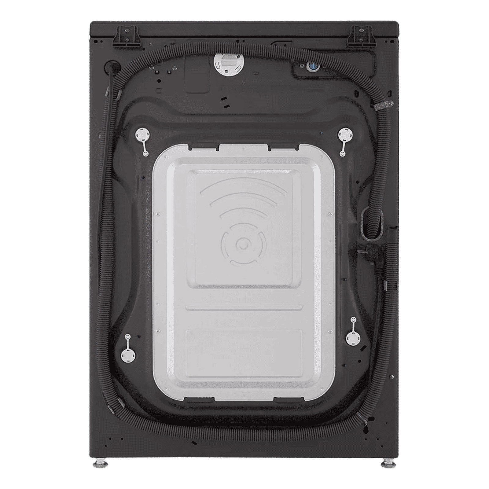 LG 15/8 kg 5 Star Fully Automatic Front Load Washer Dryer(FHD1508STB.ABLQEIL, AI Direct Drive, Black VCM)