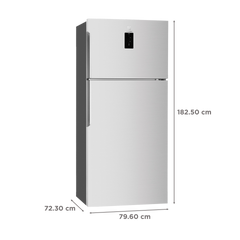 Electrolux UltimateTaste 500 537 Litres 1 Star Frost Free Double Door Refrigerator with Door Alarm (ETE5700C-A, Arctic Silver Steel)