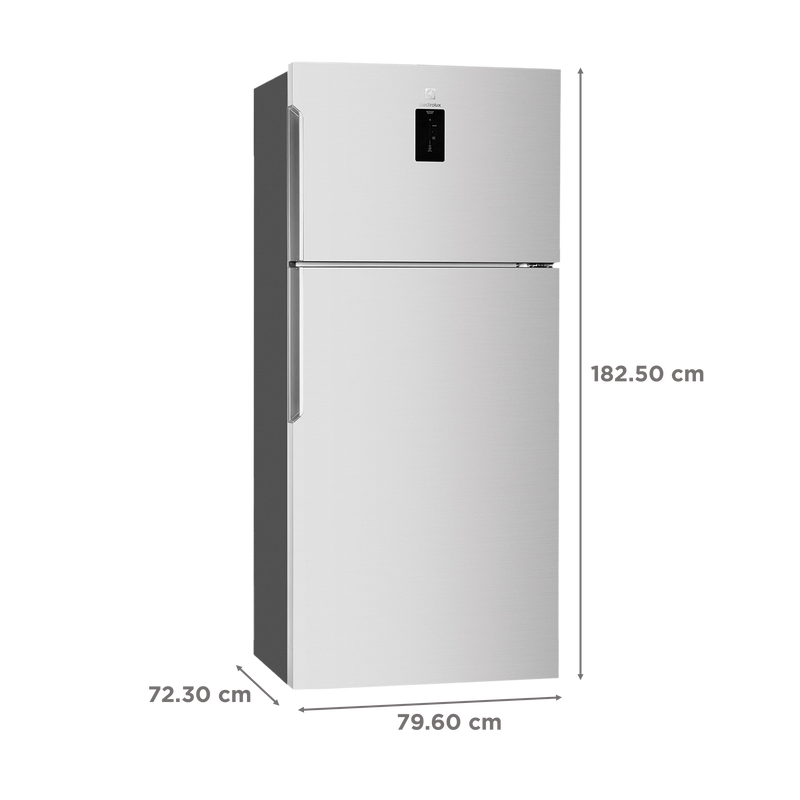 Electrolux UltimateTaste 500 537 Litres 1 Star Frost Free Double Door Refrigerator with Door Alarm (ETE5700C-A, Arctic Silver Steel)