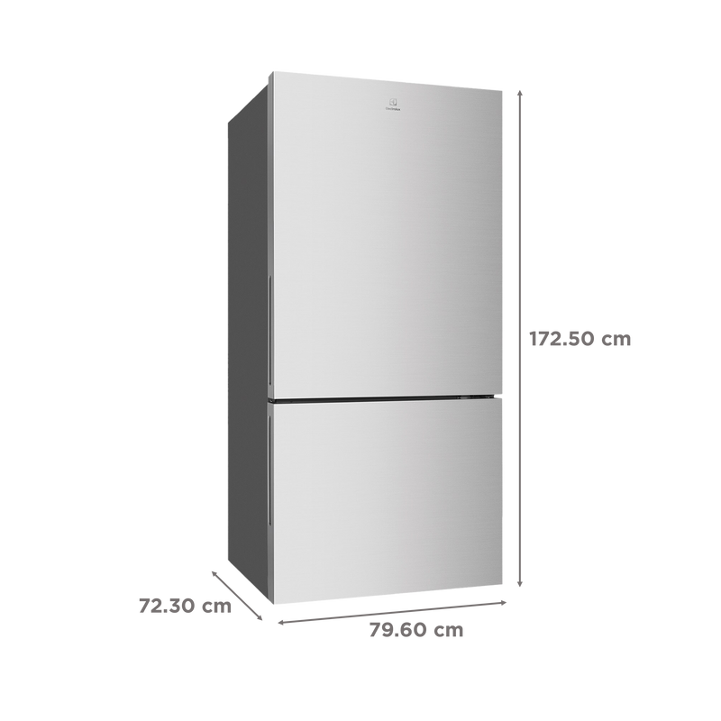 Electrolux UltimateTaste 500 496 Litres 2 Star Frost Free Double Door Bottom Mount Refrigerator with Door Alarm (EBE5302C-S, Stainless Steel)